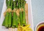 Hot or Cold Sesame Asparagus Recipe