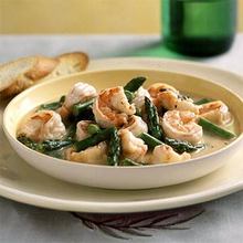 Hot Garlic Shrimp and Asparagus Recipe