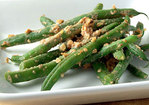 Green Beans Tossed with Walnut-Miso Sauce Recipe