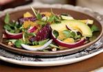 Roasted Beet, Avocado, and Watercress Salad Recipe