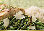 Grilled Asparagus and Arugula Salad with Lemon-Truffle Dressing Recipe