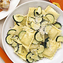 Ravioli with Sautéed Zucchini Recipe