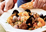 Classic Bouillabaisse with Rouille-Topped Croutons Recipe