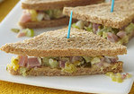 Mini Ham-Salad Sandwiches Recipe