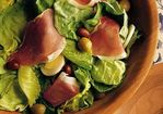 Green Salad with Serrano Ham and Tomato Vinaigrette Recipe