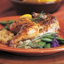 Grilled Cornish Hens with Lavender Honey Grilling Sauce Recipe