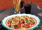 Spaghetti with Eggplant, Cheese and Tomato Sauce (Spaghetti alla Norma) Recipe