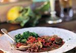 Veal Scallopini with Mushrooms and Peppers (Scaloppine di Vitello con Funghi e Peperoni) Recipe