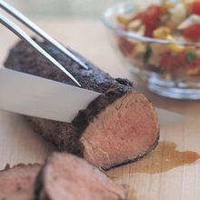 Chili-Rubbed Pork with Corn Salsa (Ancho Chili Powder) Recipe
