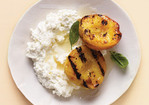 Farmer Cheese with Grilled Peaches Recipe Recipe