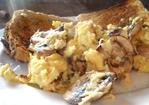 Scrambled Eggs With Mushrooms, Onions and Parmesan Cheese Recipe