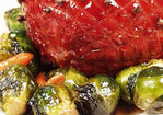 Baby Carrots And Brussels Sprouts Glazed With Brown Sugar and Pepper Recipe