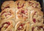 Rhubarb Cranberry Roll Ups Recipe