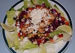 Spicy Southwest Chopped Salad with Salsa Verde Recipe