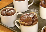 Chocolate Souffle with Espresso Creme Anglaise Recipe