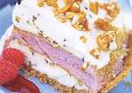 Raspberry-Pistachio Ice Cream Pie with Almond Praline Recipe