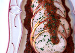 Bacon-Wrapped Turkey Breast with Hazelnut Mole Recipe