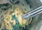 Tagliatelle with spinach, mascarpone and parmesan Recipe