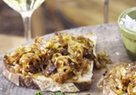 Caramelized Onions and Balsamic Vinegar Bruschetta Recipe