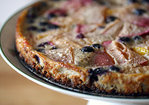 Plum and Blueberry Custard Tart with a Hazelnut Crust Recipe