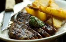 Classic London Broil with a Twist of St. John's & Cottage Fries Recipe