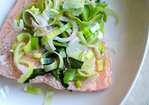 Foil Roasted Salmon with an Aromatic Jus Recipe