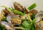Steamed Clam and  Broccolini Spaghetti Recipe