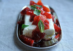 Ricotta, Feta and Mint Layers with Honeyed Blood Oranges Recipe