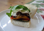 Fresh Mozzarella & Grilled Vegetable Sandwich Recipe
