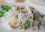 Cellophane Noodles with Pork and Thai Basil Recipe