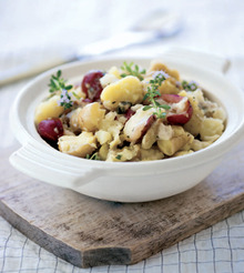 Recipe: Smashed Potatoes with Crème Fraîche Recipe