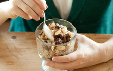 Baked Brown Rice Pudding with Dried Fruit Recipe