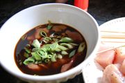 Mrinating_chicken_livers_for_yakitori