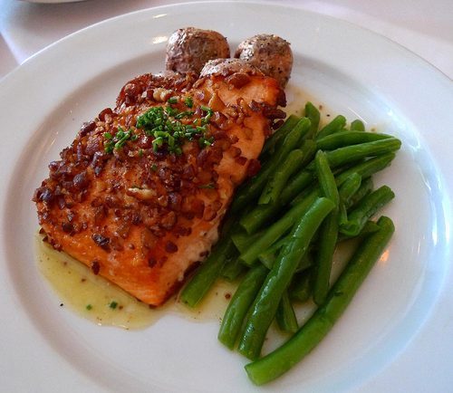 Pretzel-salmon
