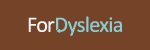 For Dyslexia logo