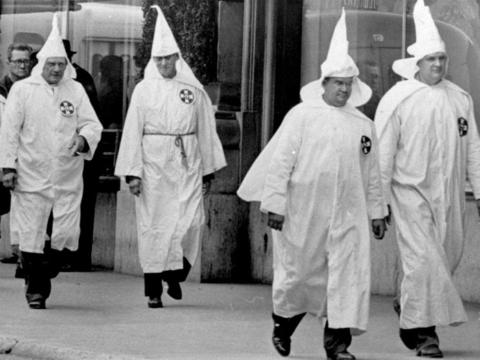 KKK Marching in front of Rich's in Atlanta