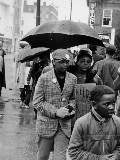 Working for black voter registration.