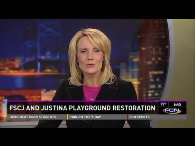 FSCJ students help build a playground