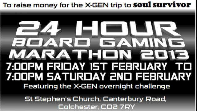 XGen 24 Hour Board Gaming Marathon 2013