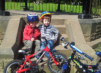 Four Year Old Daniel's Cycle Ride For Cancer