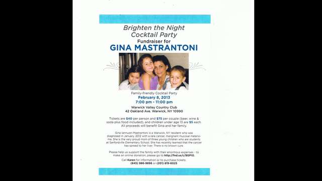 Gina has a rare cancer malignant mucosal melanoma