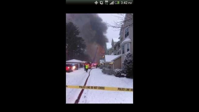 Blizzard 2013 Avalon Oaks Apartment Fire