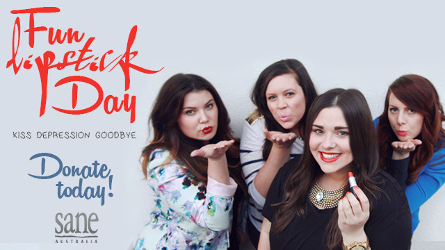 Fun Lipstick Day for SANE
