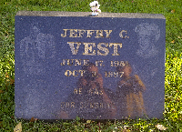 Jeff Vest Headstone Fundraiser