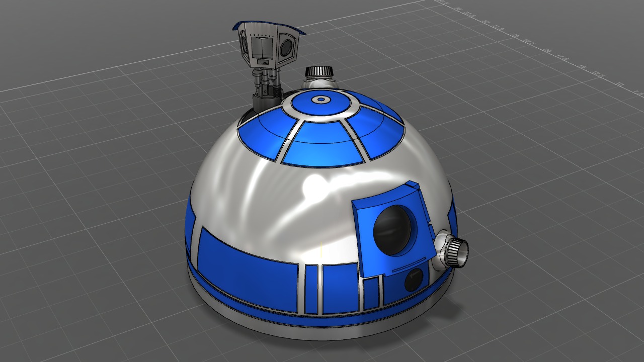 R2D2 Dome Autodesk Fusion 360