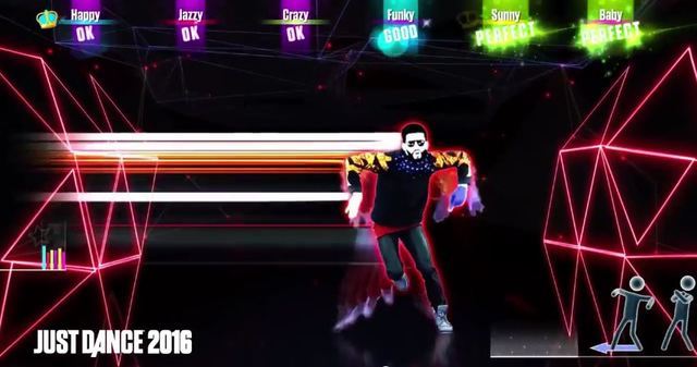 Gameplay shot from Just Dance 2016.