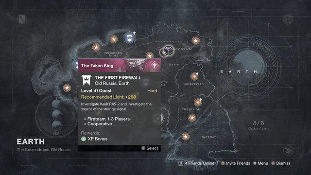 Destiny the Taken King First Firewall