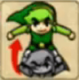 Zelda Tri Force Heroes Placard Emote Totem