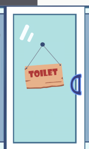 Bathroom minigame