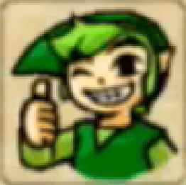 Zelda Tri Force Heroes Placard Emote Thumbs Up